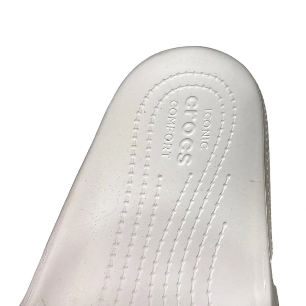 CROCS Classic Slide Sandals Men Size 13 White Slip On Clogs Shoes‎